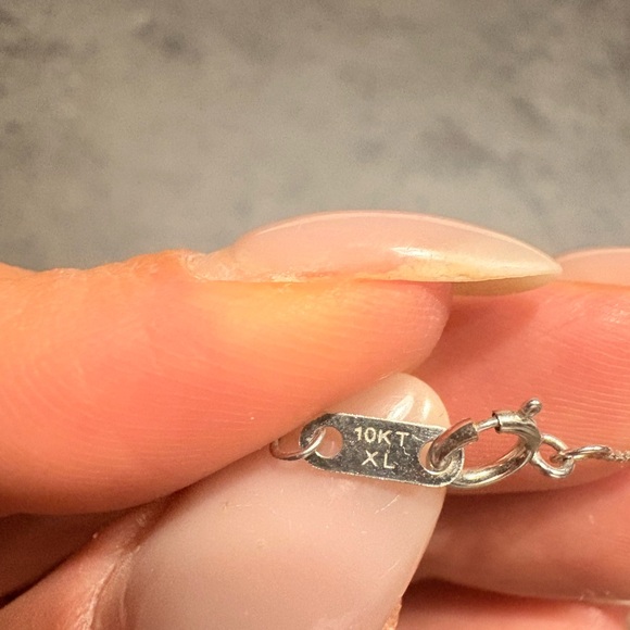 Kay Jewelers Unstoppable Love Necklace 1/4 ct tw Diamond and 10K White Gold 19" - Picture 6 of 6